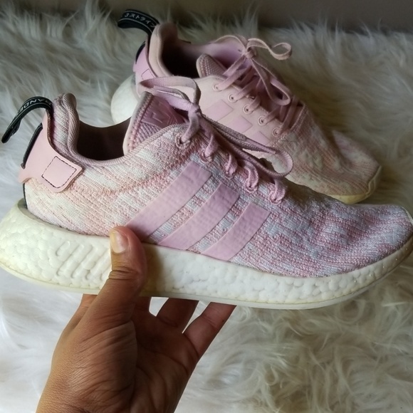 light pink adidas sneakers